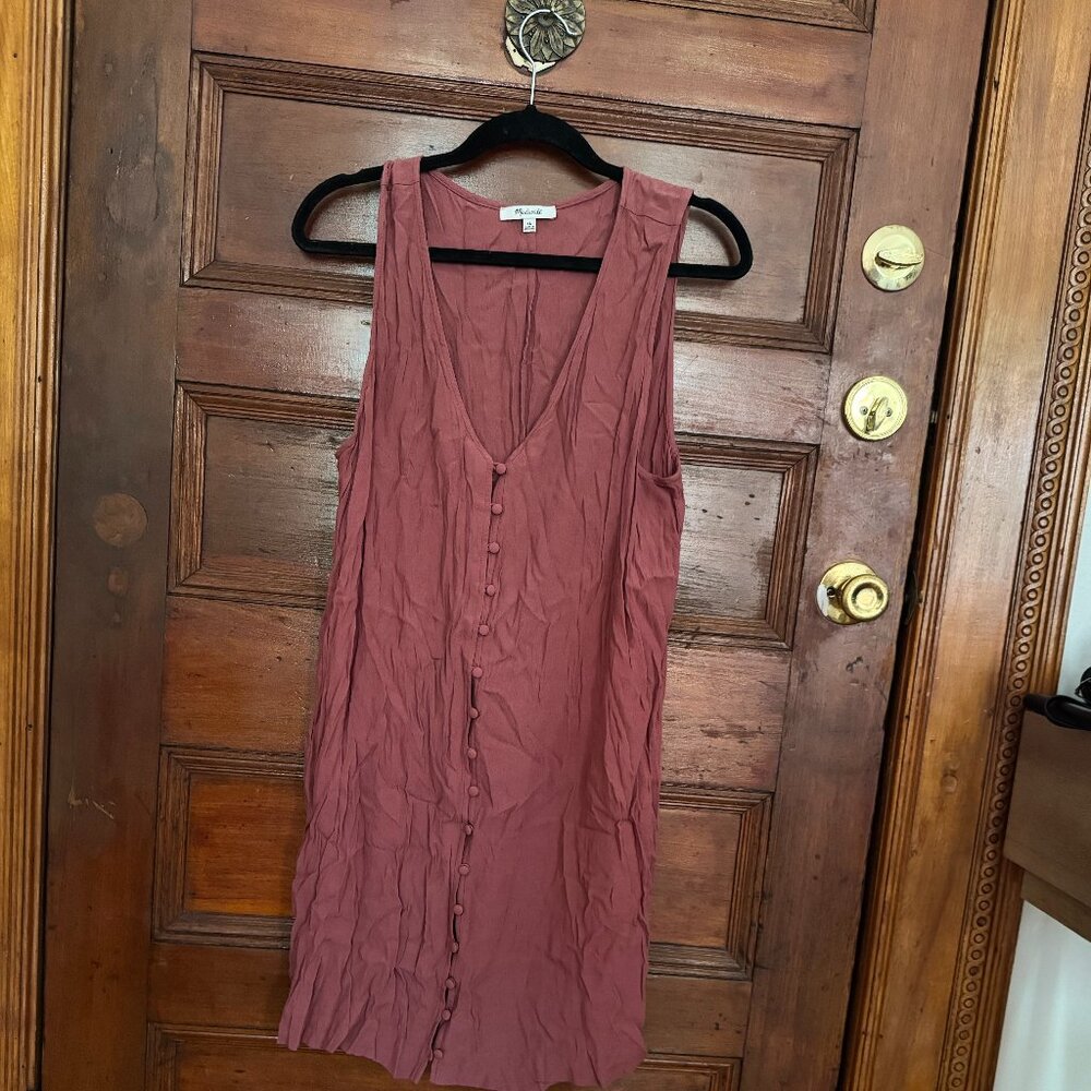 Heather Button-Front Dress - Picture 2 of 5